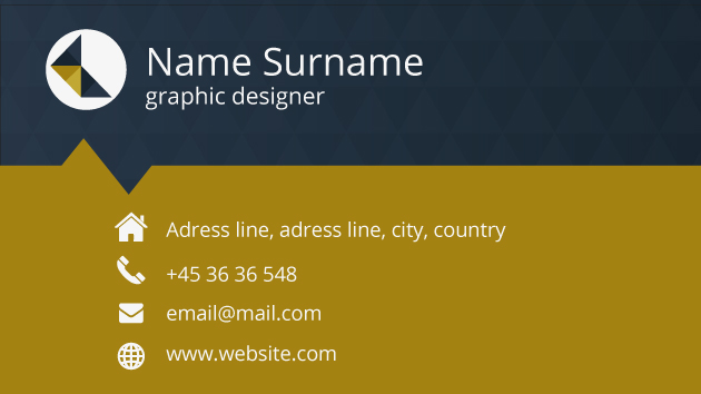 normal business card
